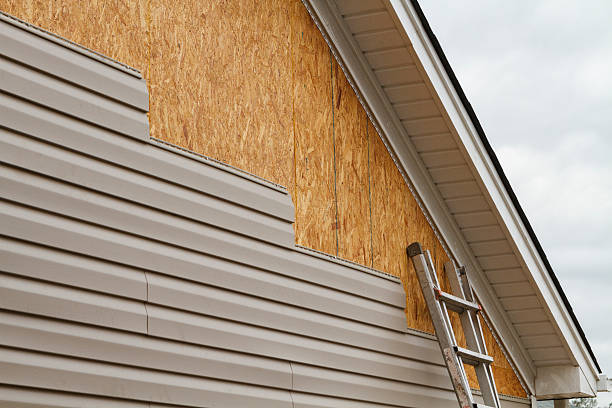 Professional Emergency Siding Repair technician working in Plymouth, CT